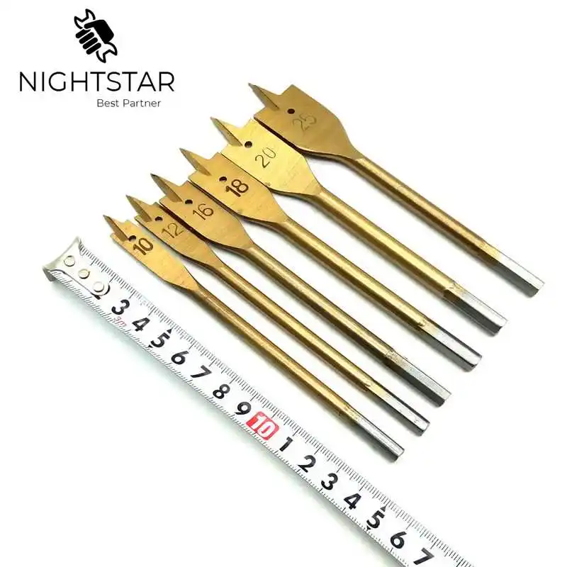 6 шт. набор сверл с отверстием для сверления отверстий сверла дерева лопаты