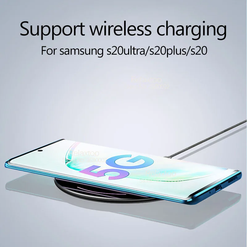 Чехол для samsung s20 ultra чехол с полным покрытием на 360 ° Магнитный флип galaxy plus + s 20