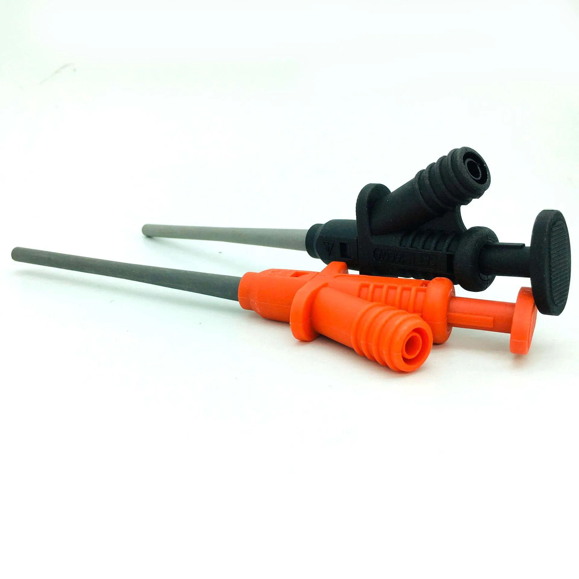 

3 Sets 1000V CATII Car Quick Test Hook Clip Professional Insulated High Voltage Flexible Testing Probe For 4mm Banana Plug