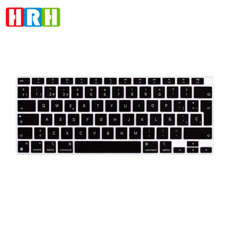 HRH Durable Silicone Spanish Keyboard Skin Cover Protector For MacBook Newest Air 13 A2179 M1 A2337 2020 Release | Компьютеры и офис