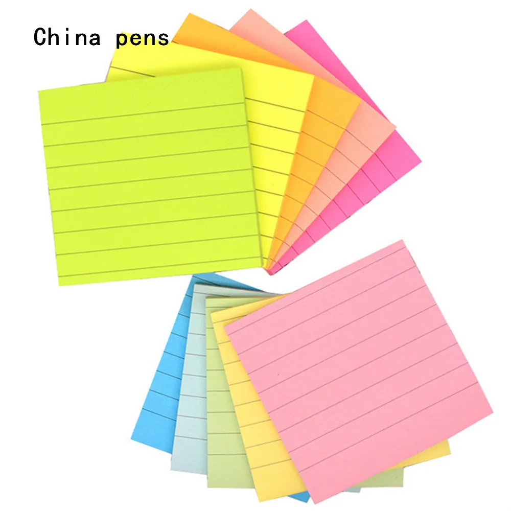 Самоклеящиеся Стикеры для заметок горизонтальной линии 80 листов |