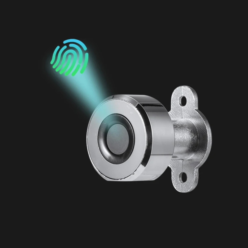 

T23 Zinc Alloy Panel Fingerprint Drawer Lock Triple Office Drawer Lock Three-in-one Drawer Lock Fingerprint Lock Security Smart