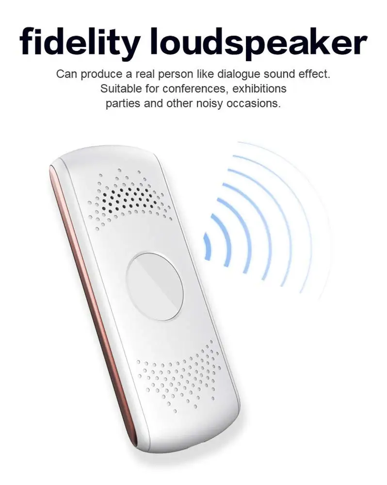 Портативный интеллектуальный переводчик голоса 41 язык сенсорный экран 2 0 дюйма Wi