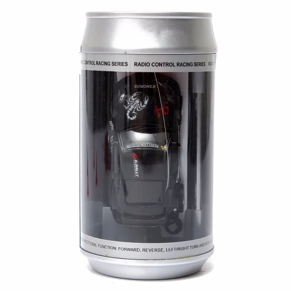 Mini RC Racer Cola Can Car Indoor Radio Remote Control Vehicle 27/40Mhz Micro Class Play Game Toy Small Porket Gift to Young Boy | Игрушки и