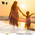 Ожерелье-чокер из нержавеющей стали для мальчиков и девочек