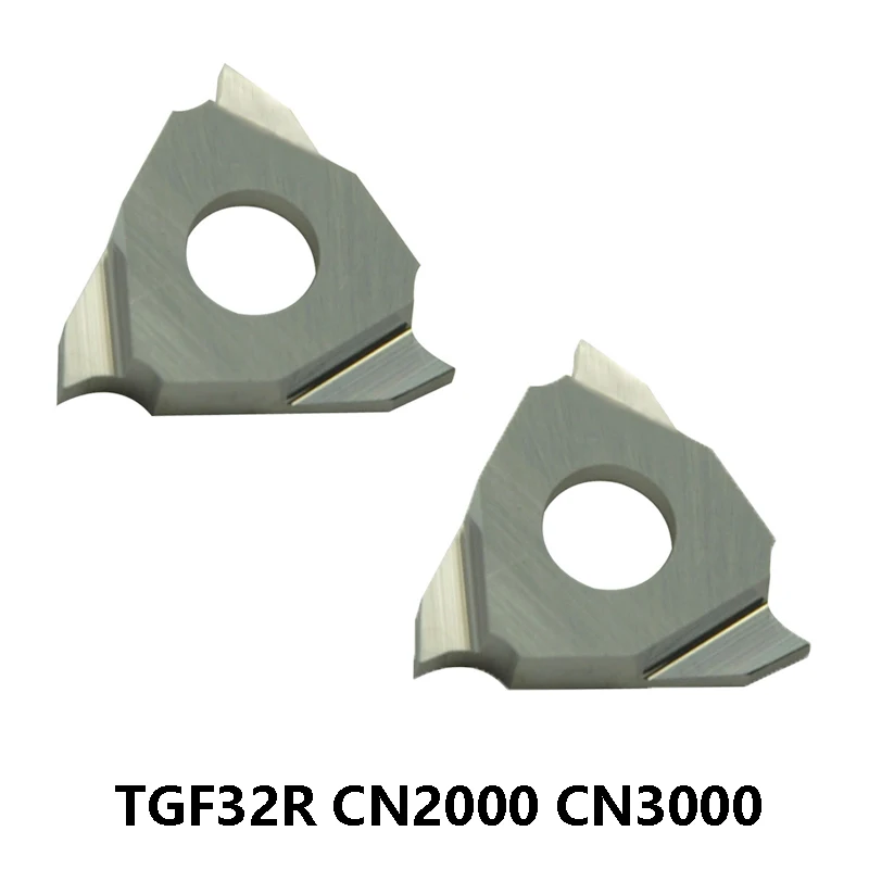 Original TGF32 TGF32R 075 100 TGF32R100 TGF32R150 TGF32R200 TGF32R250 TGF32R300 010 R010 CNC Lathe Tools Grooving Cutter Inserts