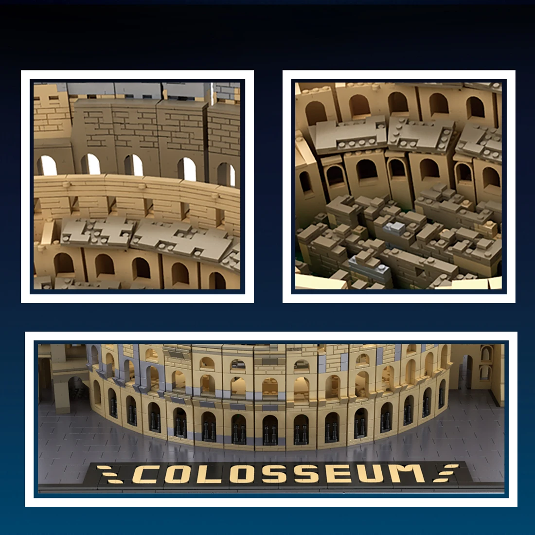 

6466PCS Architecture City Italy Rome Colosseum Building Blocks Sets Bricks Classic City Skyline Model Kids Toys For Children
