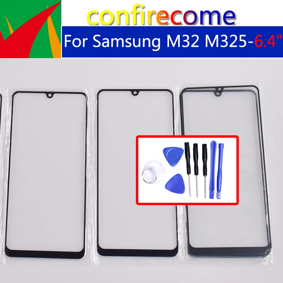 

For Samsung Galaxy M32 M325 Front Touch Panel LCD Display Outer Glass Cover Lens Replacement