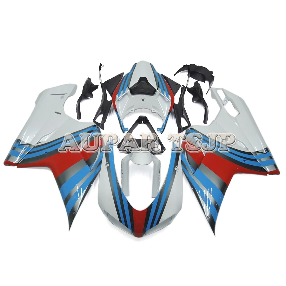 

Blue White and Red Motorcycle Fairing kit For Ducati 1098/848/1198 2007 2008 2009 2010 2011 2012 Sportbike Cowlings