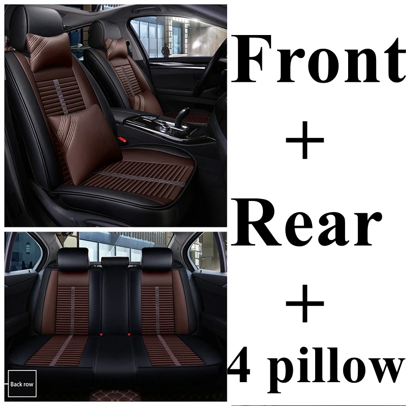 black coffee luxury Автомобильный чехол для сиденья Volkswagen Passat b5 b6 b7 b8 polo Touareg golf 4 5 6 7 Bora Candy Magotan Sagitar Sportsvan Phideon gol - Название цвета: black coffee luxury