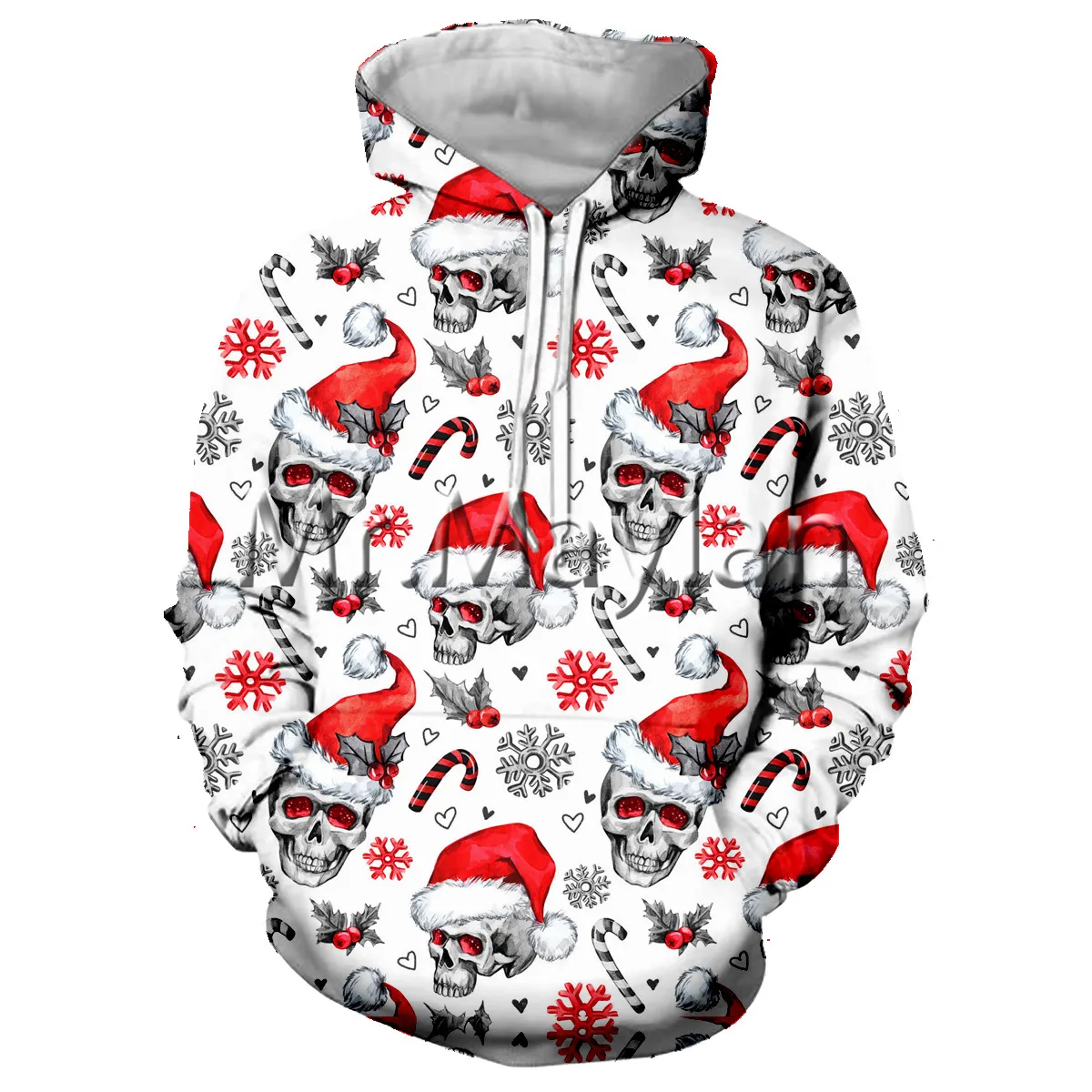 

Merry Christmas Skull 3D Printed Harajuku Streetwear Hoodies Autumn Hoodie Sweatshirt Women/Men Unisex Casual Tracksuit Jacket