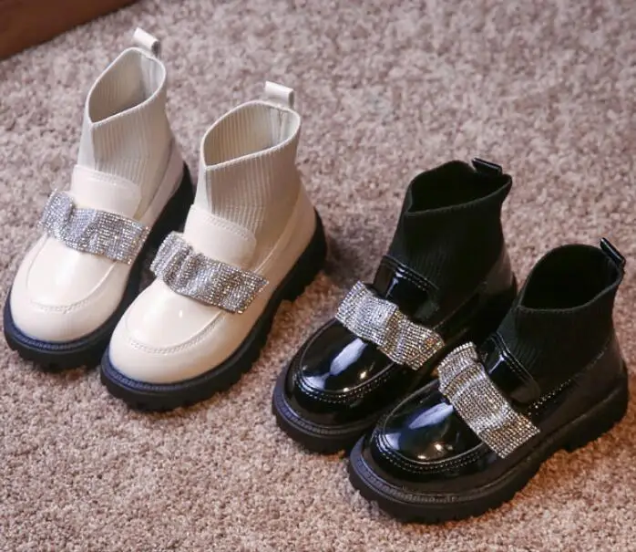 

Girls Boys Boots Autumn Winter Infant Toddler Boots Baby Martin Boots Soft bottom Non-slip Child Kids Outdoor Cotton shoes