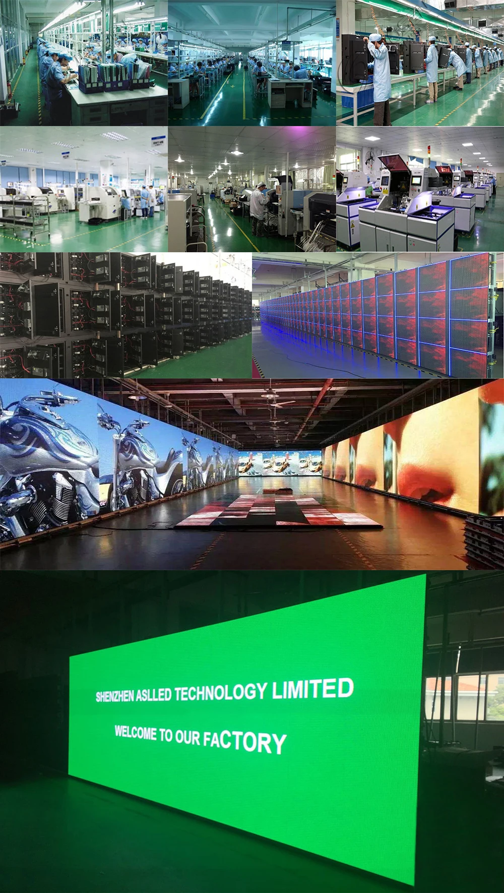 Telas de LED
