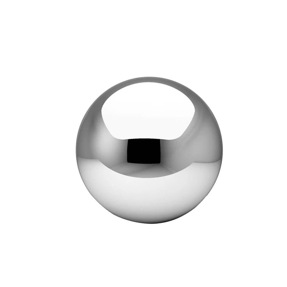 Украшение в виде шара из нержавеющей стали серебряный зеркальный шар для дома