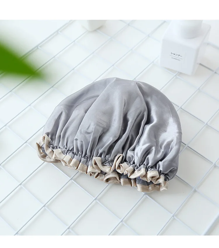 Двухслойная водонепроницаемая шапочка для душа пылезащитный колпачок