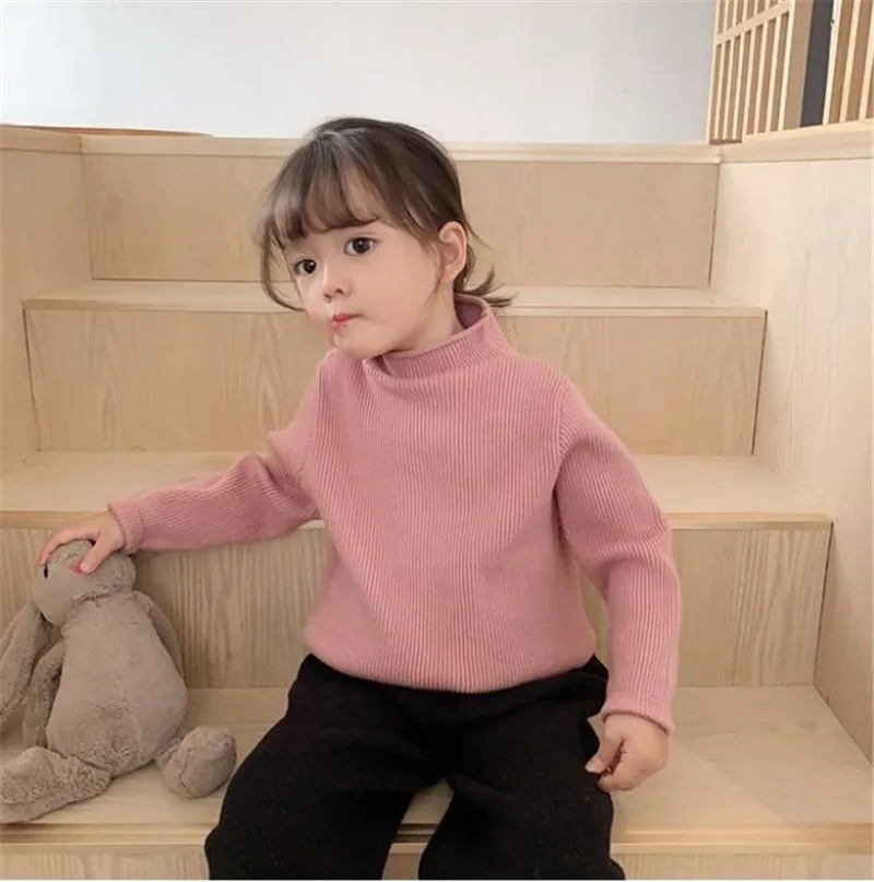 Свитер для маленьких девочек Модный женский трикотажный свитер детский пуловер