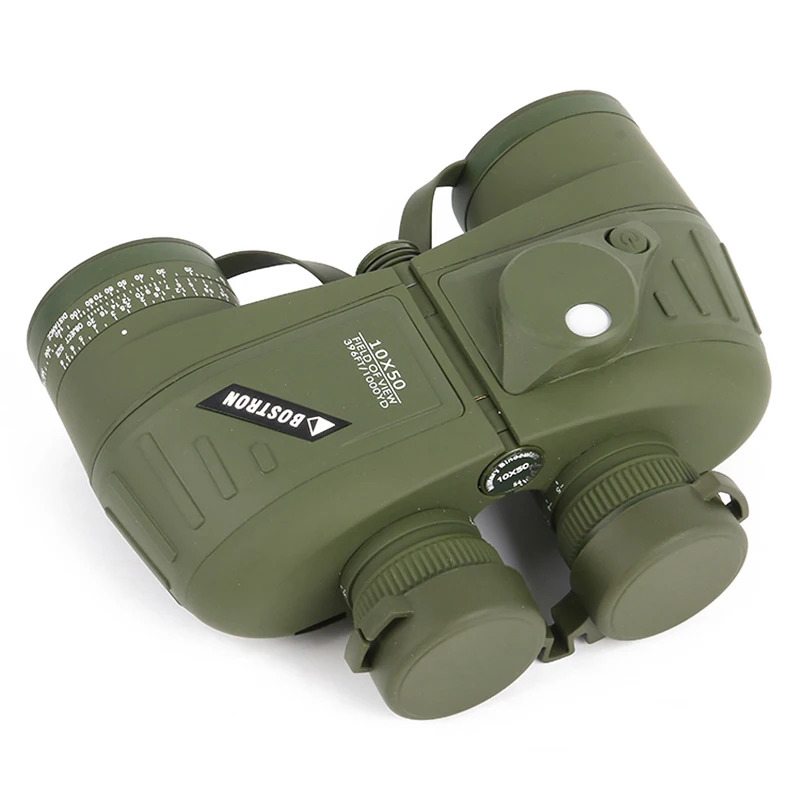 10x50 Waterproof binoculars Telescope HD professional military binocular with digital Compass Night Vision Hunting | Инструменты