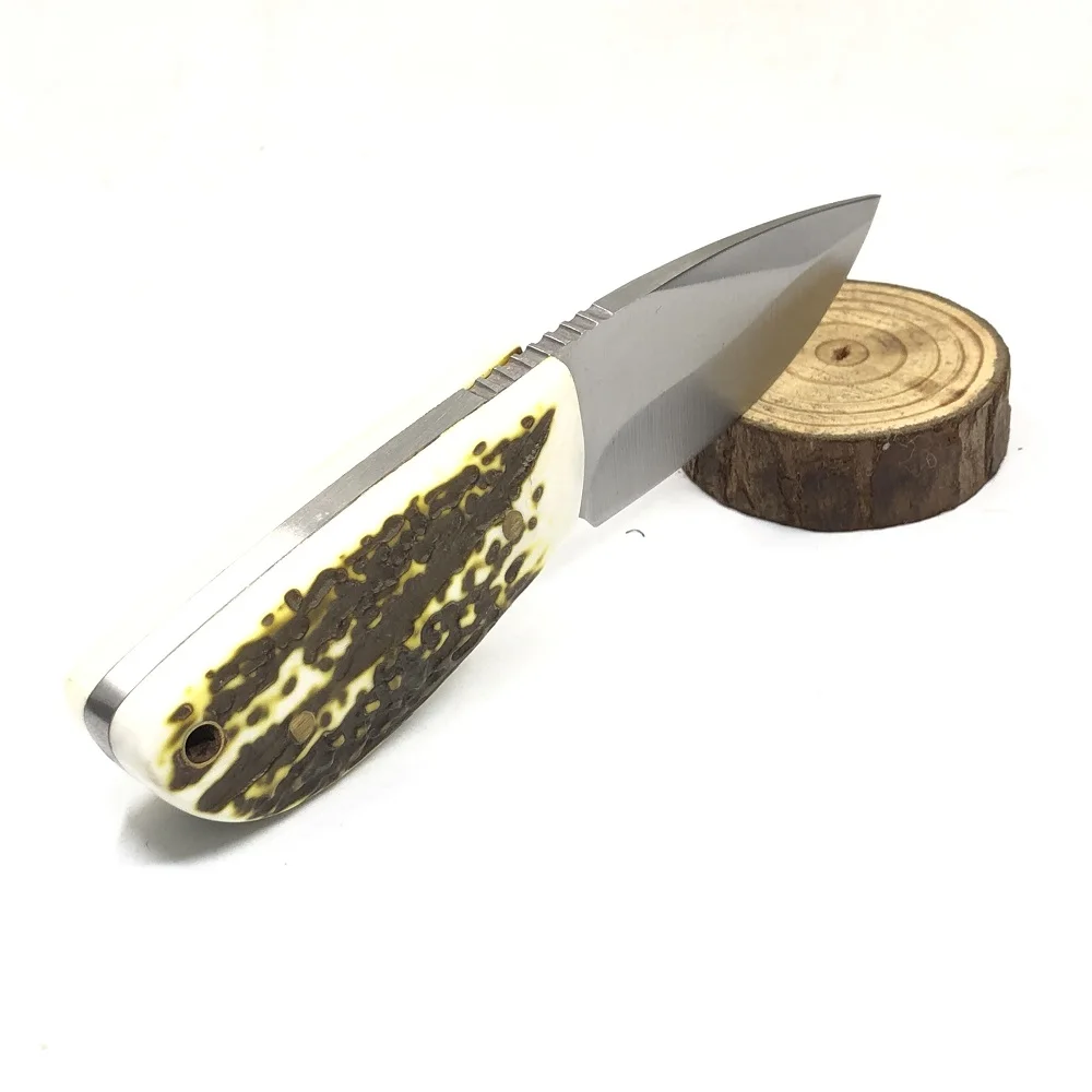 

5.00'' Fixed Blade Knife with Sheath Outdoor Camping Small Straight Hunting Knives Survival Tactical EDC Knife Self-defense Tool