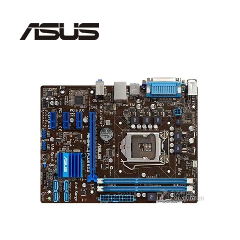 Материнская плата для компьютера ASUS P8H61 M LX PLUS R2.0 LGA 1155 DDR3 Intel H61 материнская
