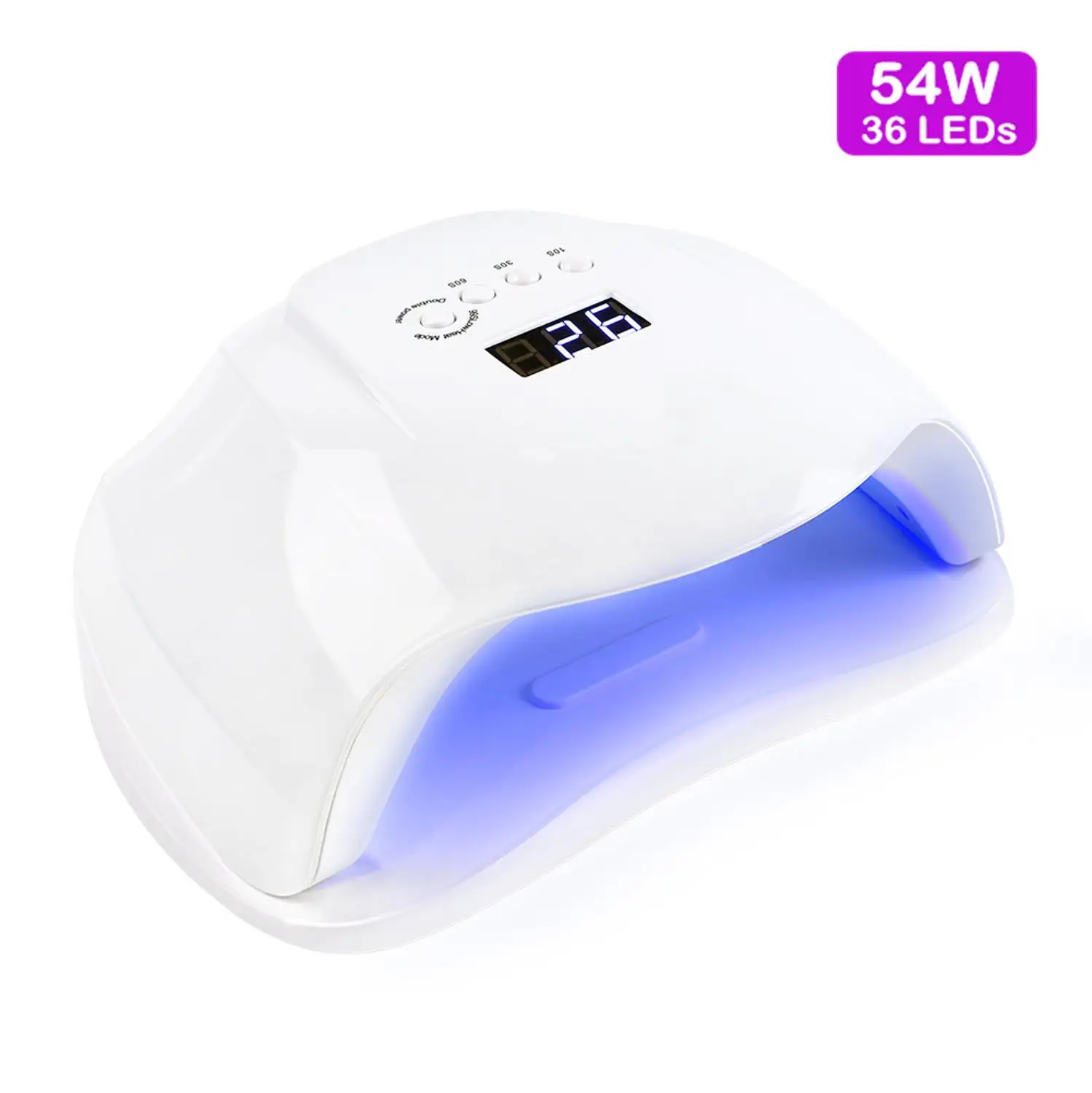 54W 36LEDS SUN X 24/36/80 Вт УФ светодиодная лампа для ногтей Сушилка для ногтей гель лак 12/36 СИД УФ лампа для ногтей машина для отверждения 60 s/120 s таймер разъем USB - Цвет: 54W 36LEDS SUN X