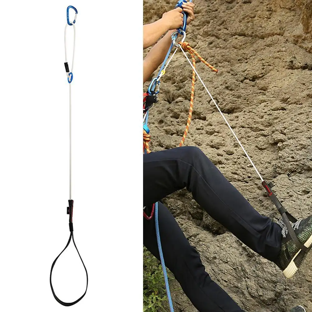 

Outdoor Adjustable Rock Climbing Mountaineering Riser Pedal Rope Foot Ring Belt