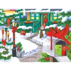 Алмазная 5D картина Fuyun, мультяшная круглая Алмазная мозаика, Рождественская уличная картина стразы, вышивка, распродажа, домашний декор