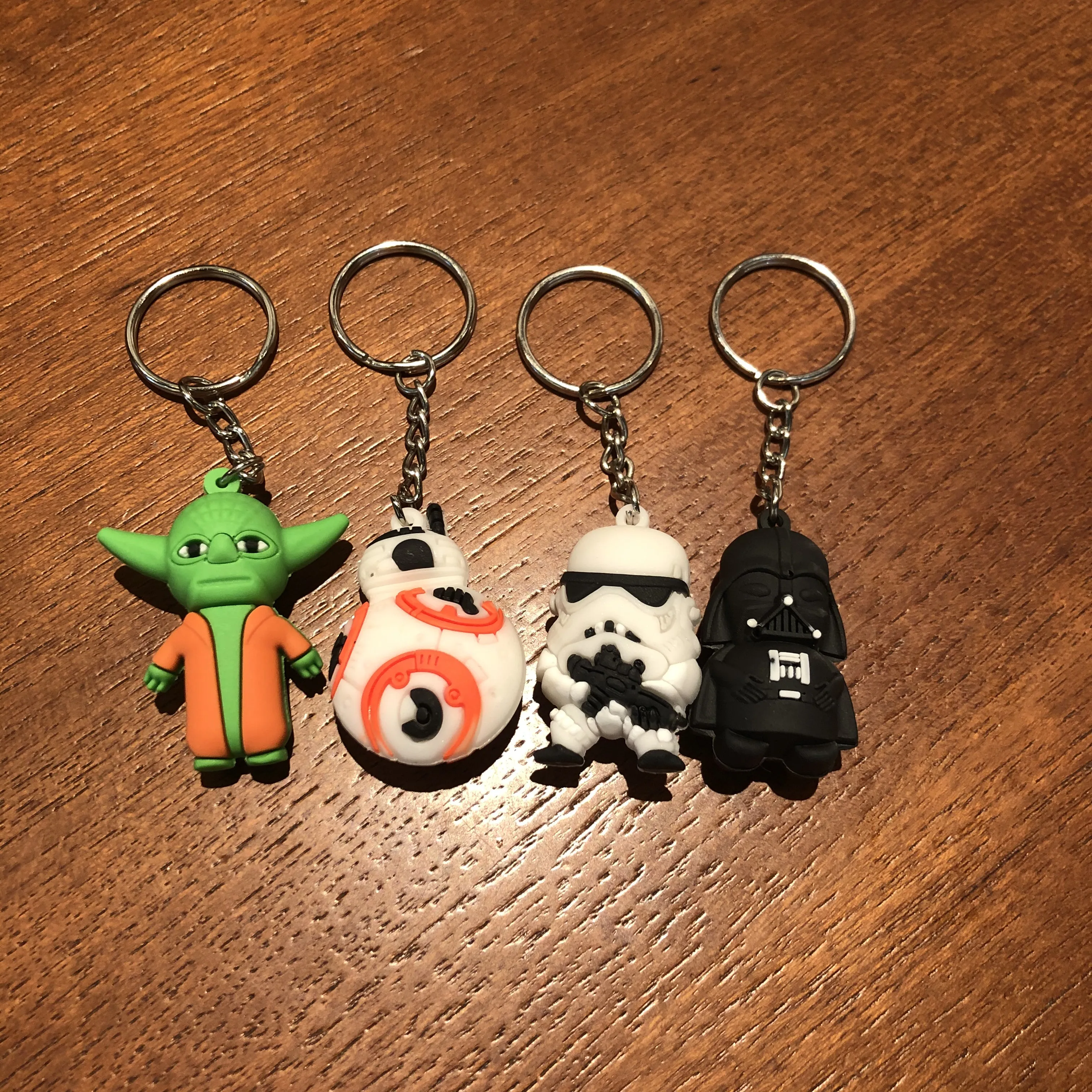 Звездные войны 3D мультфильм брелки косплей силы пробуждения Bb 8 R2D2 дроид робот