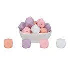 Бусины из силикона для прорезывателя, 14 мм, 50 шт.