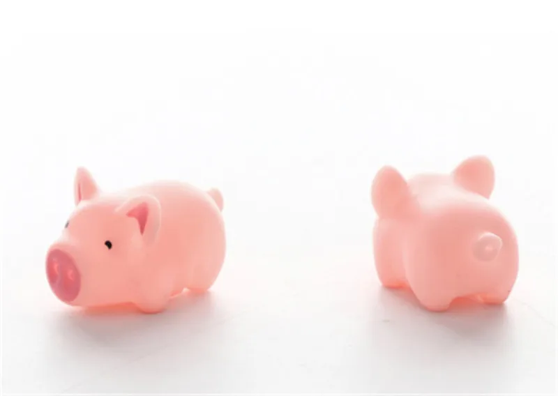 1 предмет Новинка Милая собака игрушки розовый кричащий резиновая свинка для