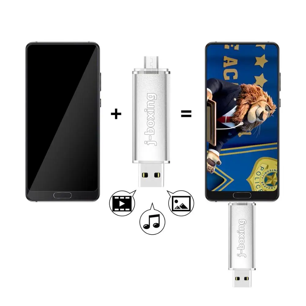 5 шт. 16 ГБ микро OTG USB флеш накопитель прямоугольной формы 8 32 два порта 64 для