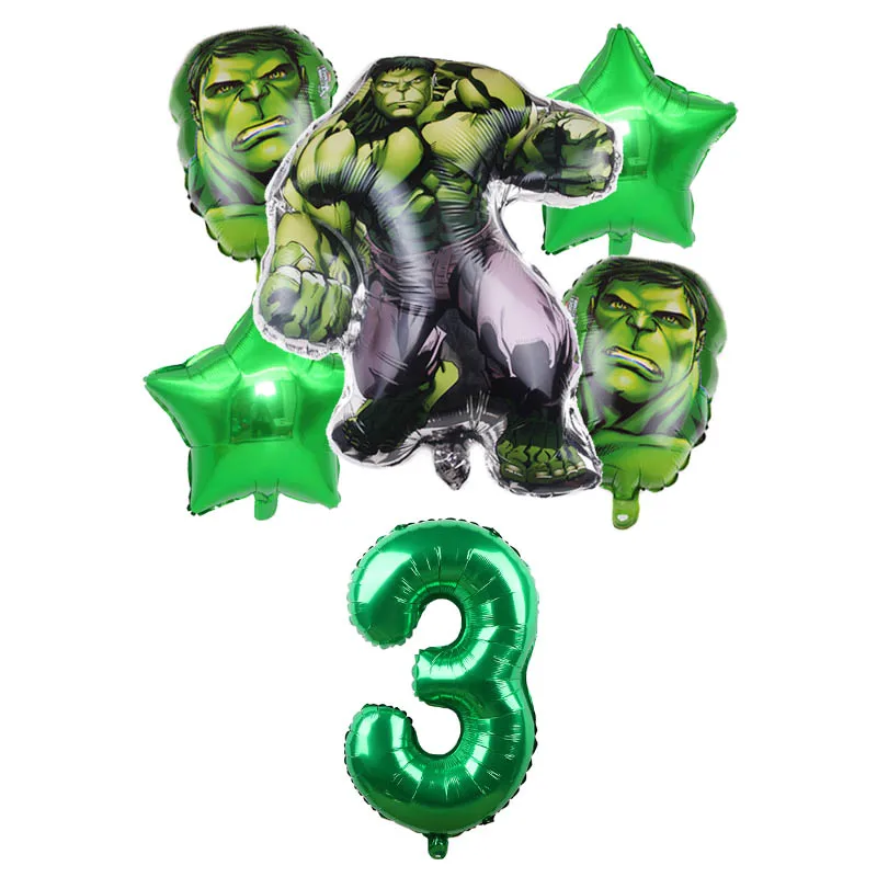 Мстители супергерой Халк тема алюминиевая фотосессия день рождения Ранняя