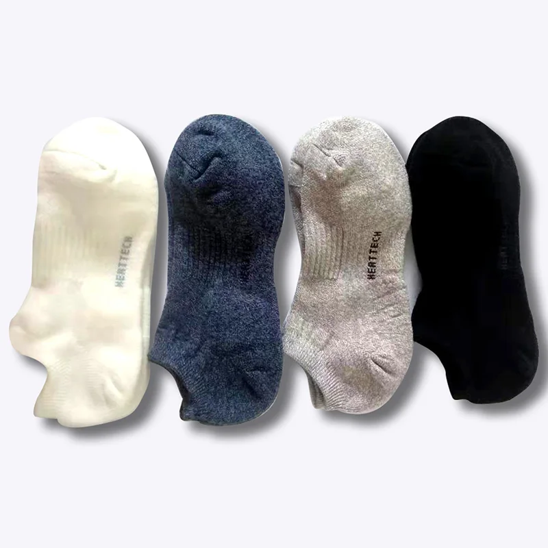 Модные мужские носки башмачки весна лето Нескользящие силиконовые хлопковые