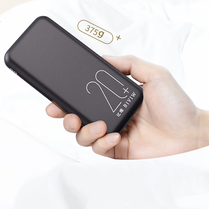 Band New power Bank 20000 mAh PD светодиодный цифровой дисплей с быстрой зарядкой портативный внешний аккумулятор для Xiaomi Mi9 - Цвет: Black