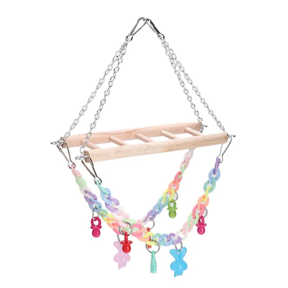 Попугай игрушки из дерева Птицы стоя Жевательная стеллаж для выставки товаров