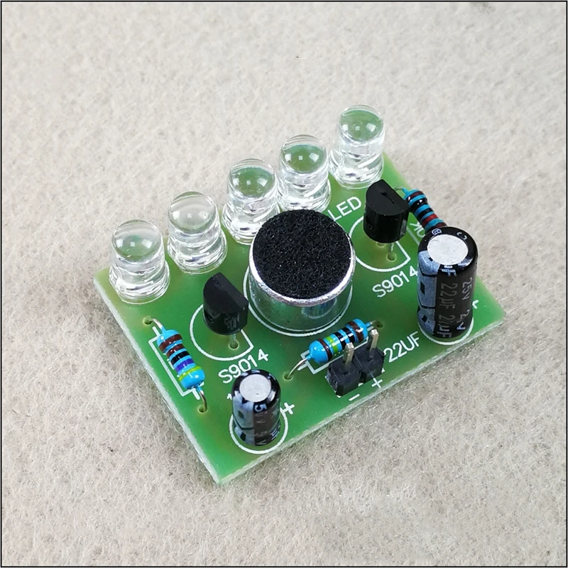 

Voice-activated LED melody light kit electronic DIY production fun welding exercises, electronic teaching training parts