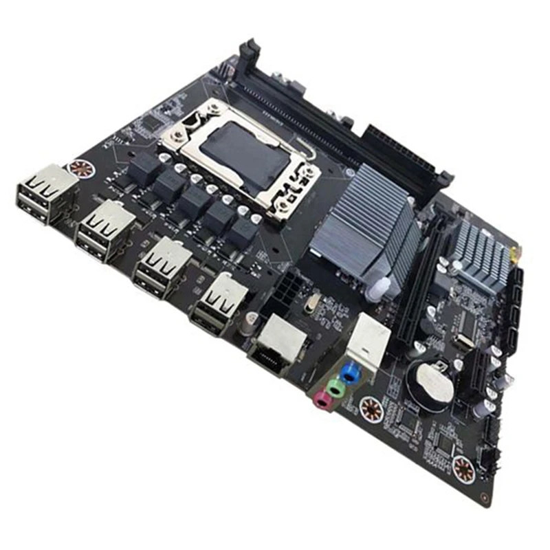 Материнская плата X58 M-ATX 6-контактный процессор поддерживает Xeon Dual-Core Quad-Core