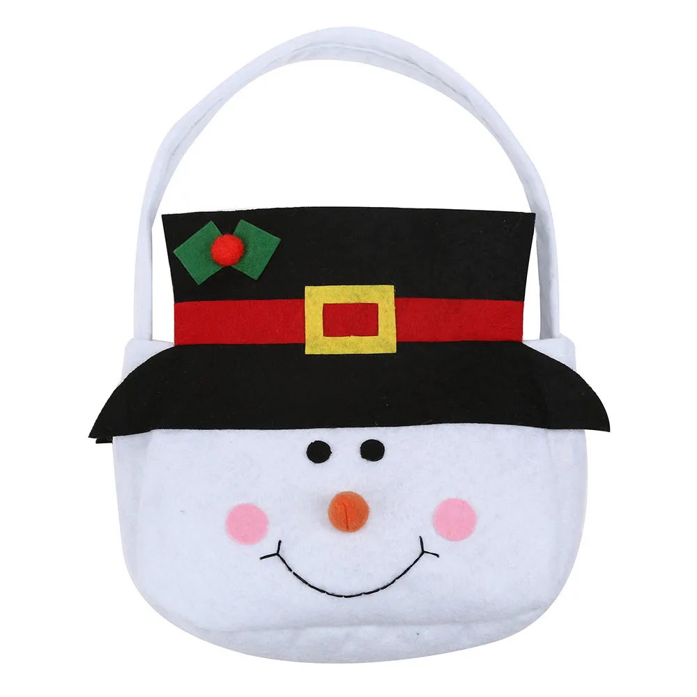 Рождественская сумка эльф Конфеты Подарочная для детей Рождество Белый милый
