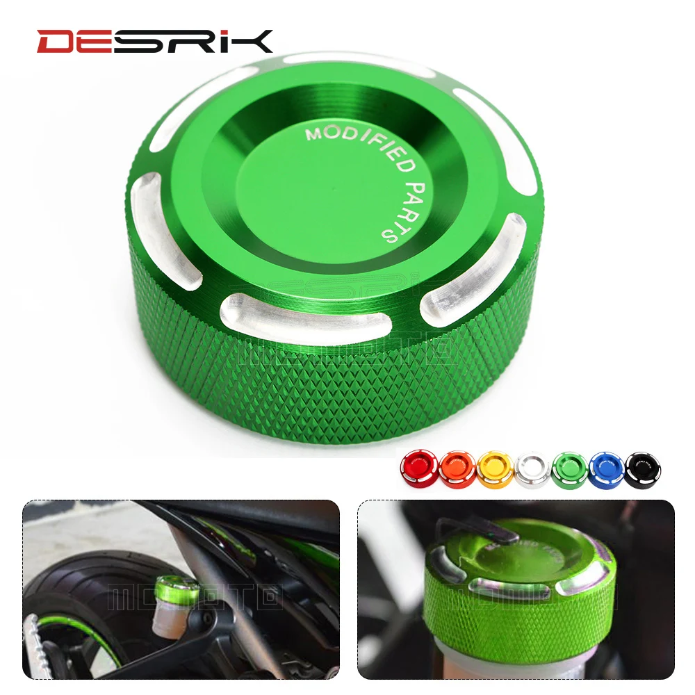 Мотоцикл CNC Алюминиевый задний тормозной жидкости Крышка Резервуара для Kawasaki Z250