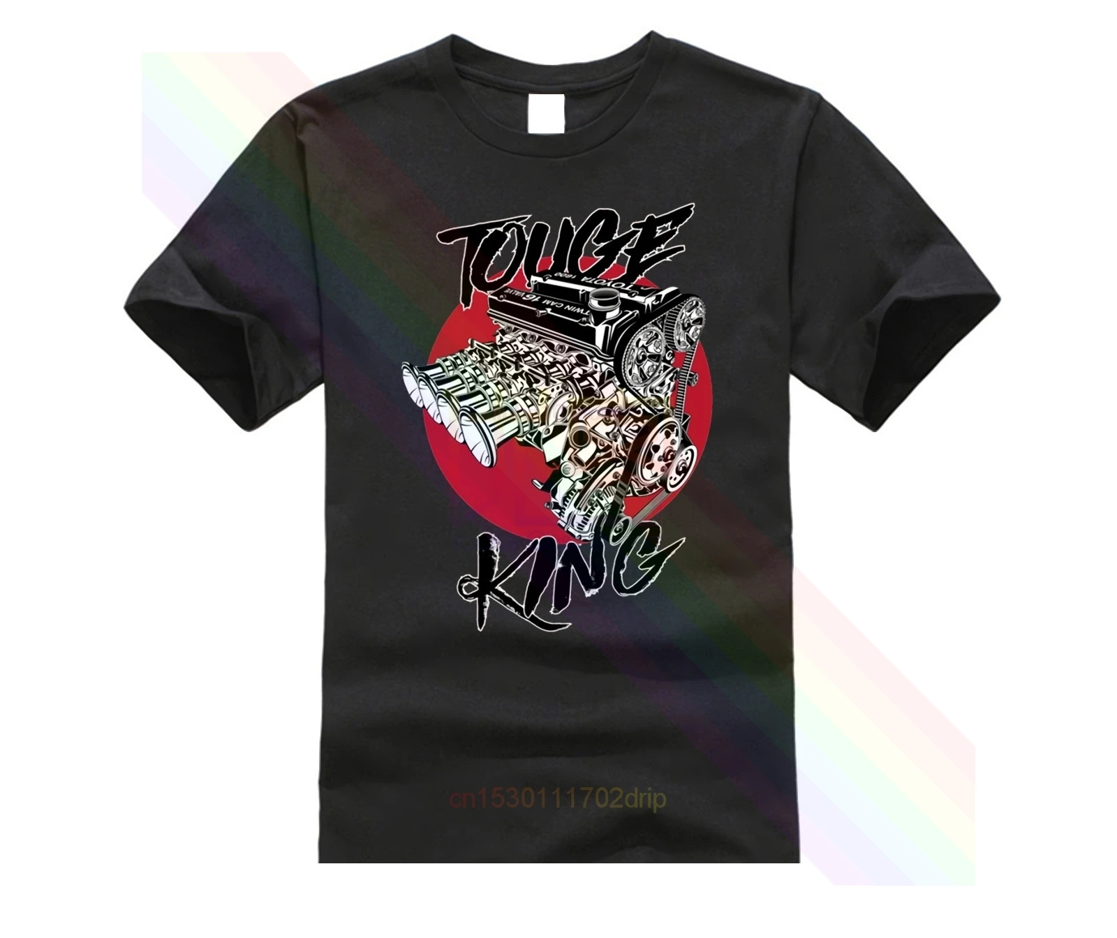 Футболка 4AGE с японским автомобильным двигателем Toyota AE86 Мужская футболка для