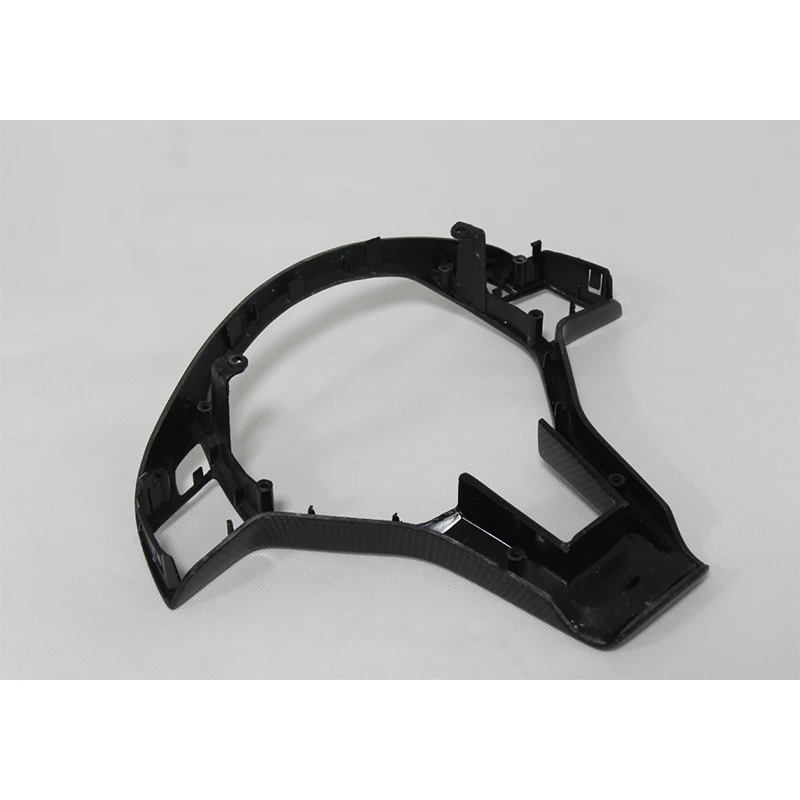 Купить 2011-2013 для Mercedes-Benz W176, W204, W117, W212, W207, W218, R172, R231, X204, обшивка рулевого колеса из углеродного волокна, только подходит для AMG