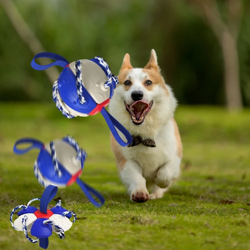 

Интерактивный тренировочный мяч для собак, водная игрушка для помещений и улицы, игрушка для собаки, подарок, легче для собак забрать и дост...