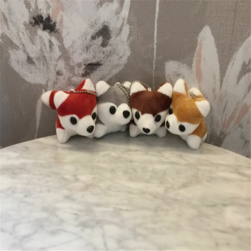NEW Dog 10CM Plush Toy Cotton Stuffed Animal Key Chain Doll |