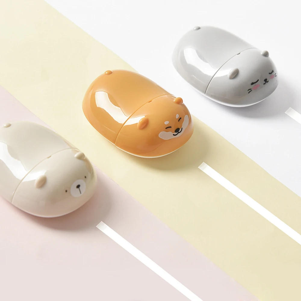 

6 Meters Creative Cartoon Animal Correction Tape Kawaii Office Supplies School Correction Accessories Stationery