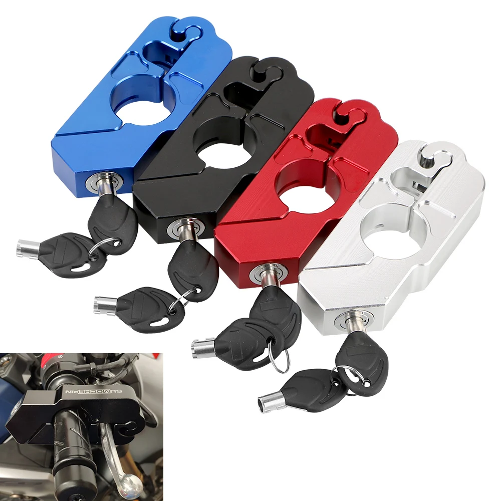 

Handlebar Handset Brake Lever Disc Locking Motor Locks Fit Scooter ATV Motorcycle Grip Lock Anti-theft Security Safety