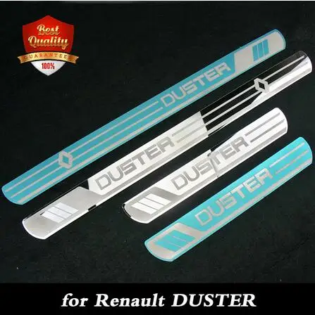 

Stainless Steel Door Sill Scuff Plate Fit for RENAULT DUSTER 2010-2019 4pcs