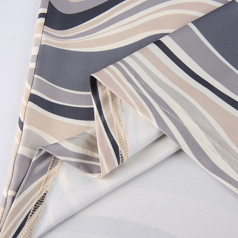 

Stripe Tie Dye Ladies Mini Bodycon Dress Club Wear Summer Female Print Backless Off Shoulder Sheath Dress 2021 New