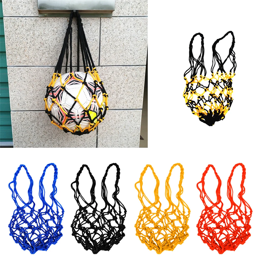 

Heavy Duty Mesh Basketball Bag Football Volleyball Soccer Ball Holder Carrying