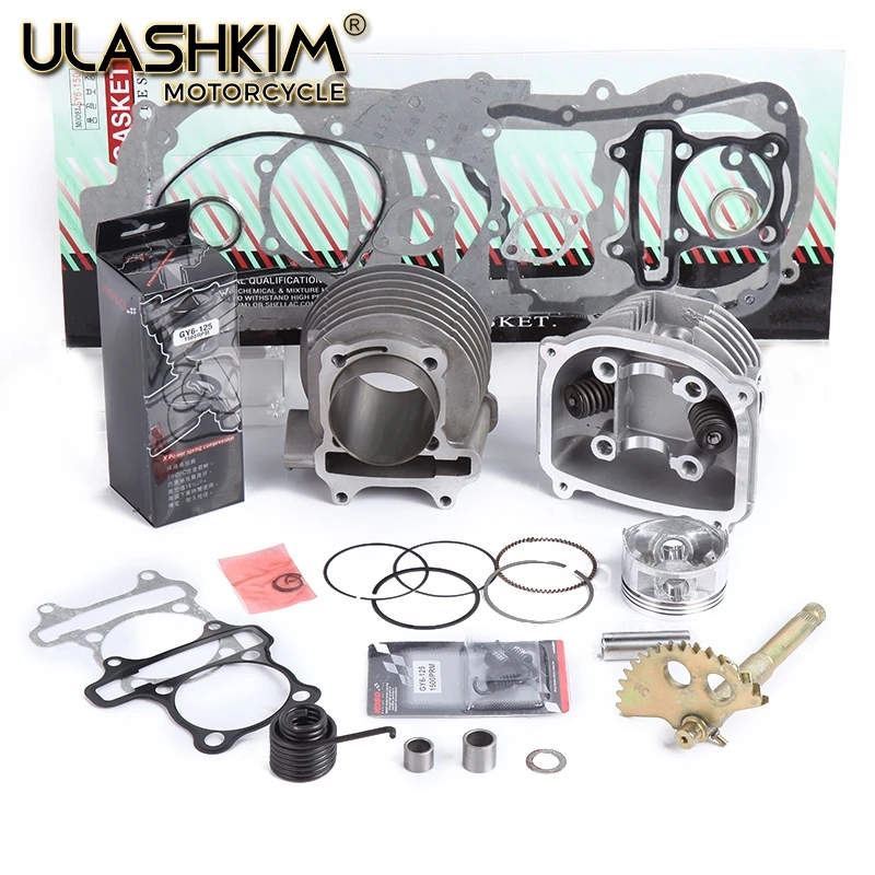 GY6 125cc 150cc upgrade to GY6 180cc add power at least 30% Racing Springs 58.5mm Big bore Cylinder Head Kit Gasket Q