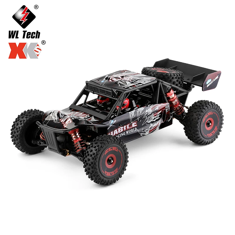 

Wltoys 124016 1/12 4WD 2,4G Радиоуправляемый автомобиль бесщеточный грузовик для пустыни модели внедорожников высокоскоростные 75 км/ч Металлическое ш...