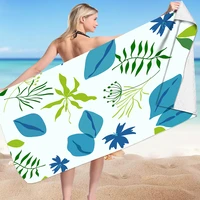 summer fruit world no sand free quick dry beach towel surf poncho microfiber bath towel summer swimming xxl beach towel